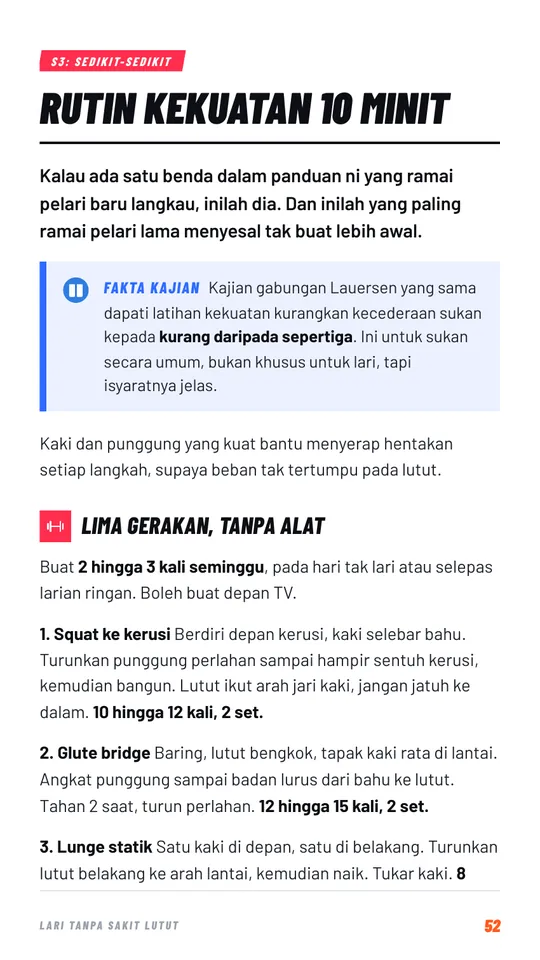 Muka surat rutin kekuatan 10 minit