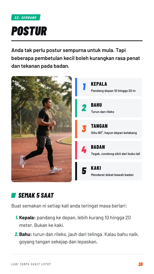 Muka surat postur larian